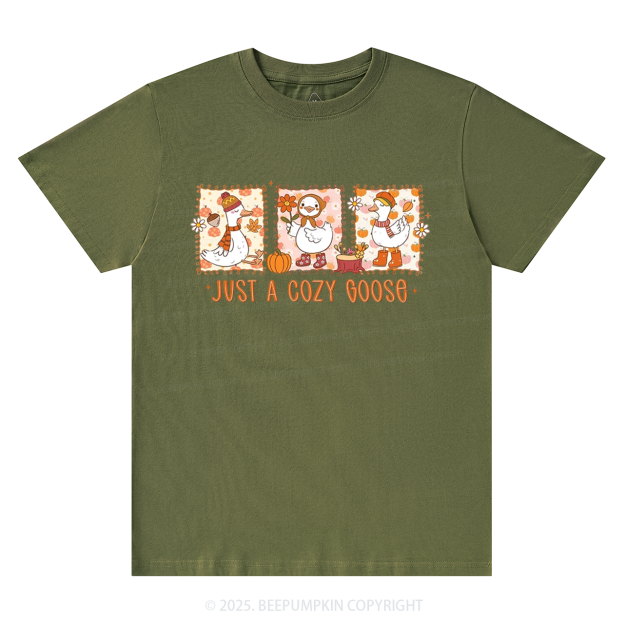 Cozy Fall Goose T-Shirts Beepumpkin
