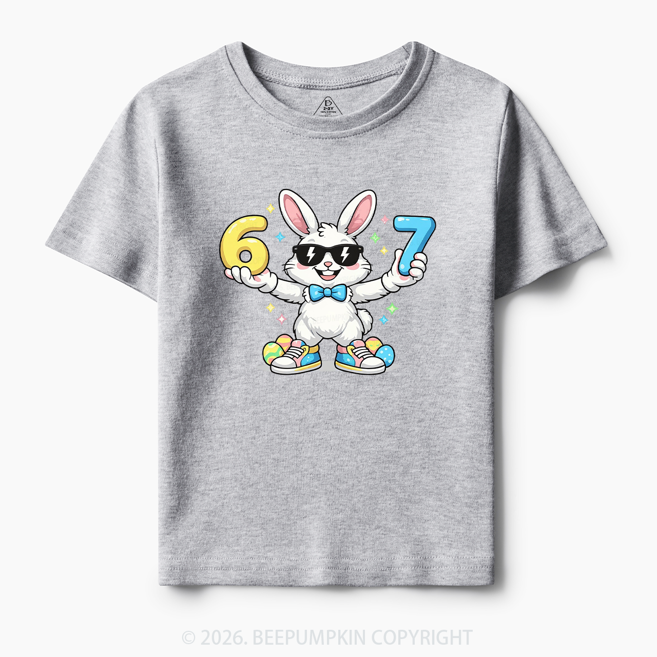 Hip‑Hop 67 Bunny Toddler&Kid's Tees