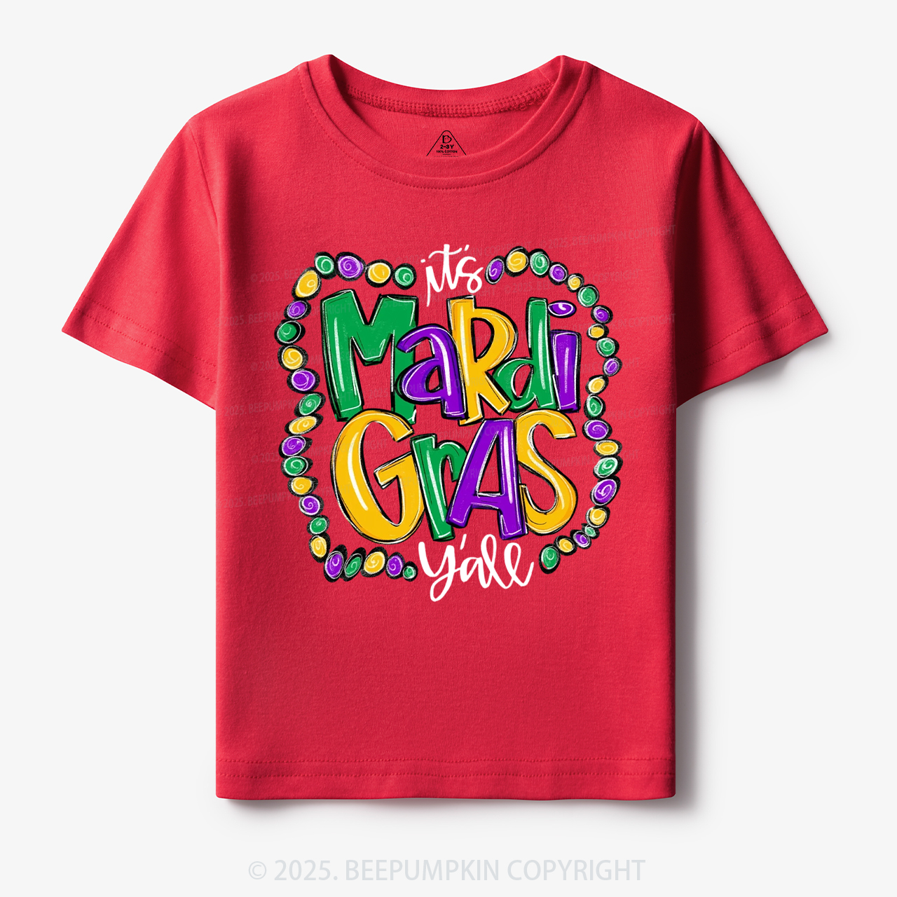 It’s Mardi Gras Y’all! Toddler&Kid's Tees Beepumpkin