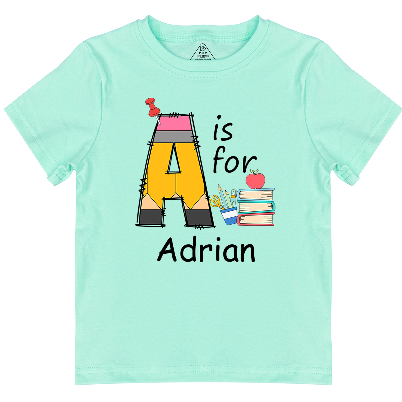 Personalized Alphabet Name Toddler&Kid's Tees Beepumpkin