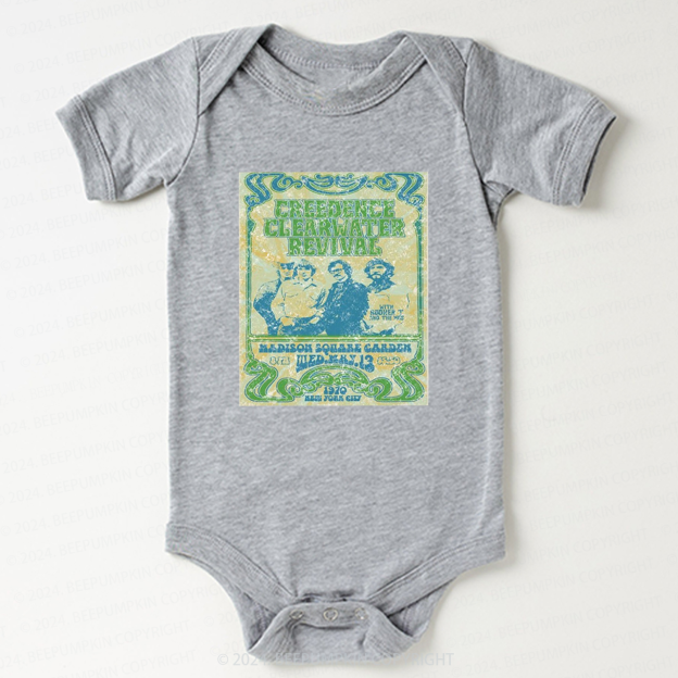 Green Logo Classic Rock Bodysuit For Baby 8