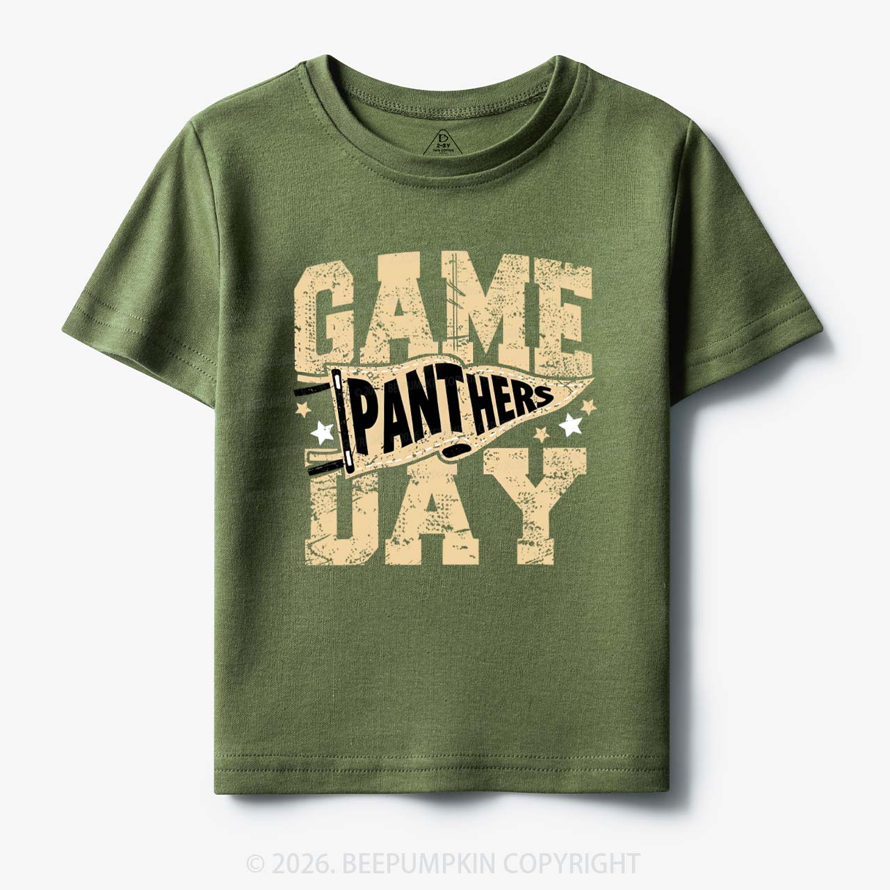Personalized School Mascot Game Day Retro Toddler&Kid's Tees