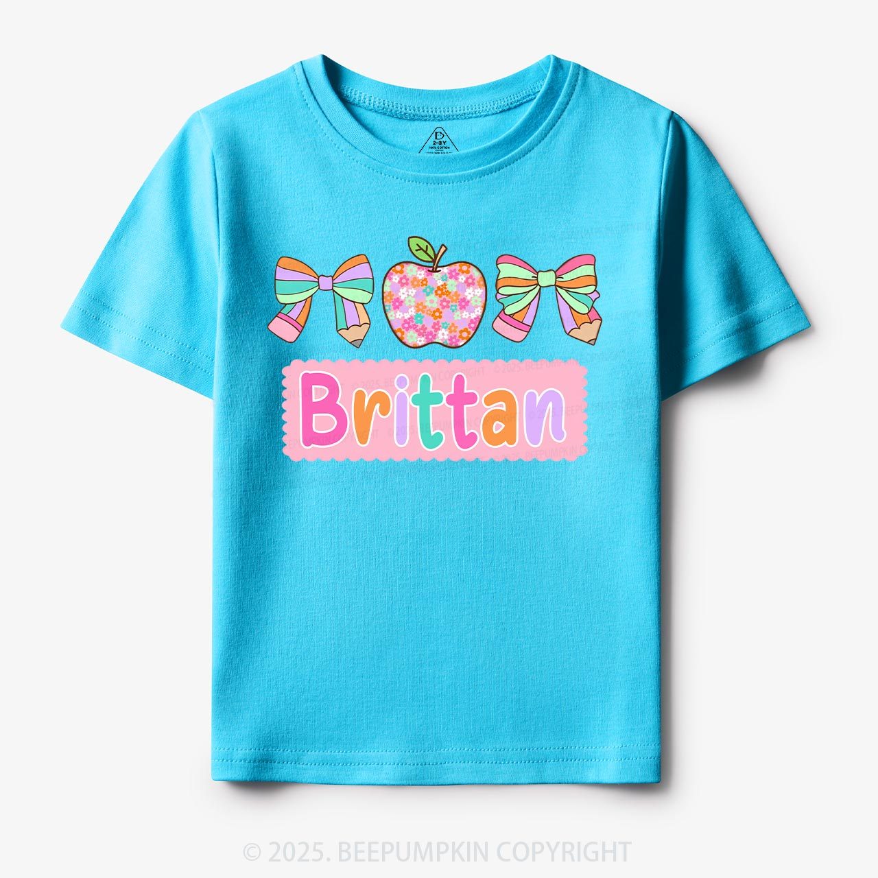 Personalized Pretty Name Toddler&Kid's Tees Beepumpkin