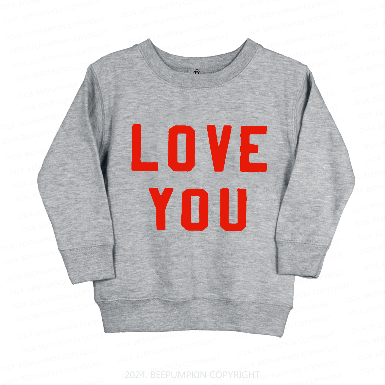 Love You Valentine Kids Sweatshirt