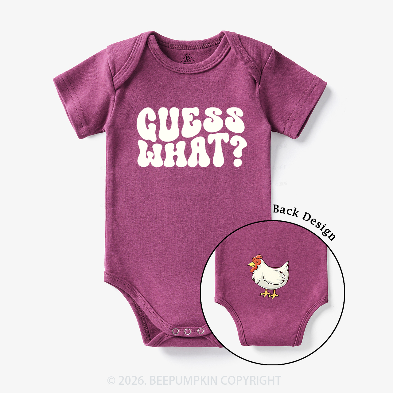 Guess What? Baby Bodysuit Beepumpkin