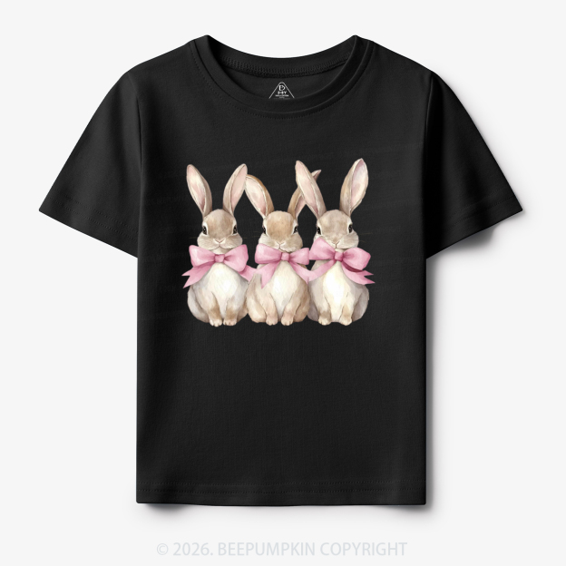 Triple Bunny Hug Easter Toddler&Kid's Tees