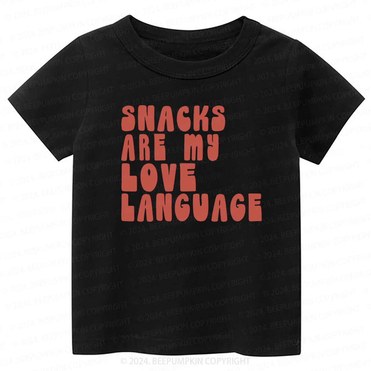 Snacks Are My Love Language Toddler&Kids Tees 7