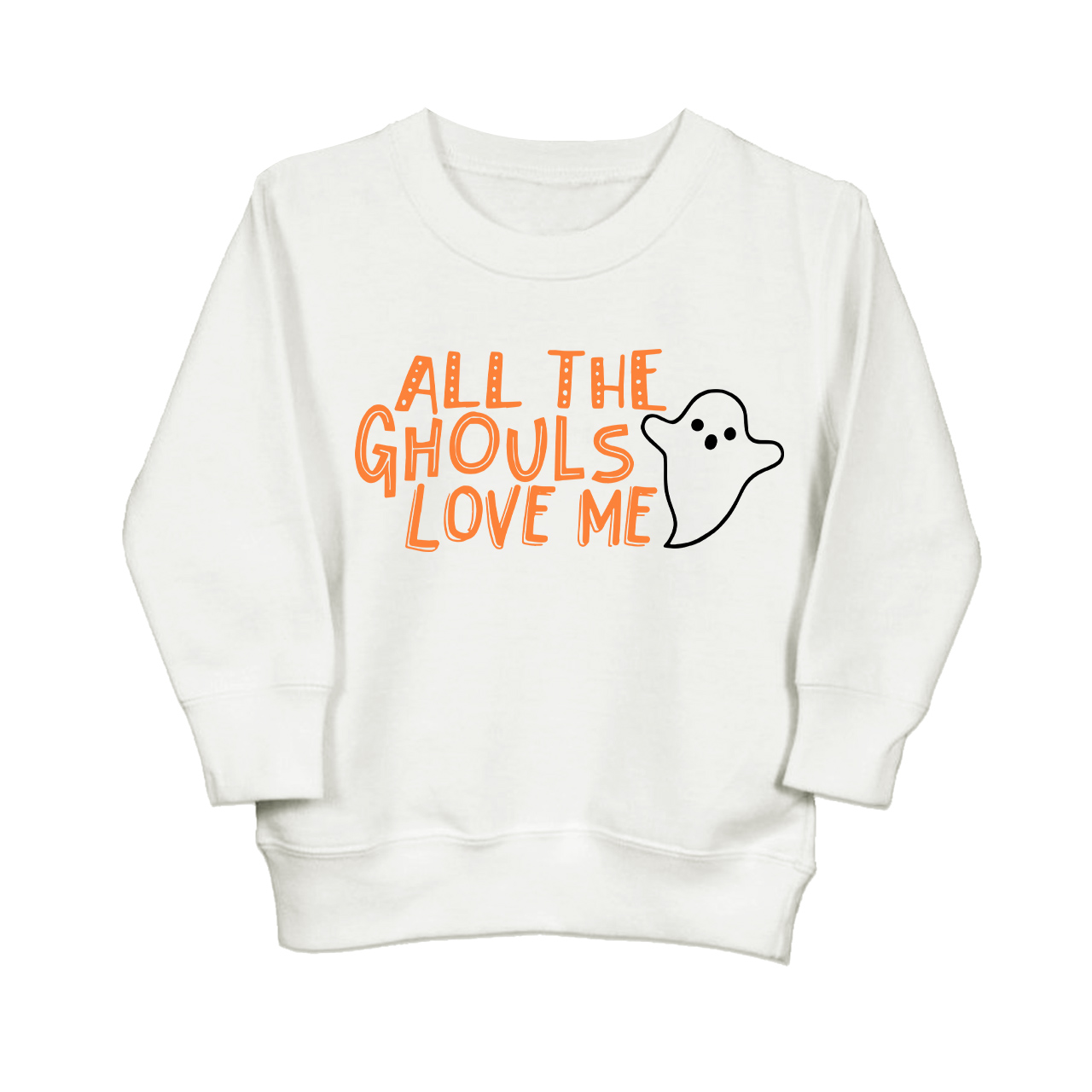 Halloween All The Ghouls Love Me Kids Sweatshirt
