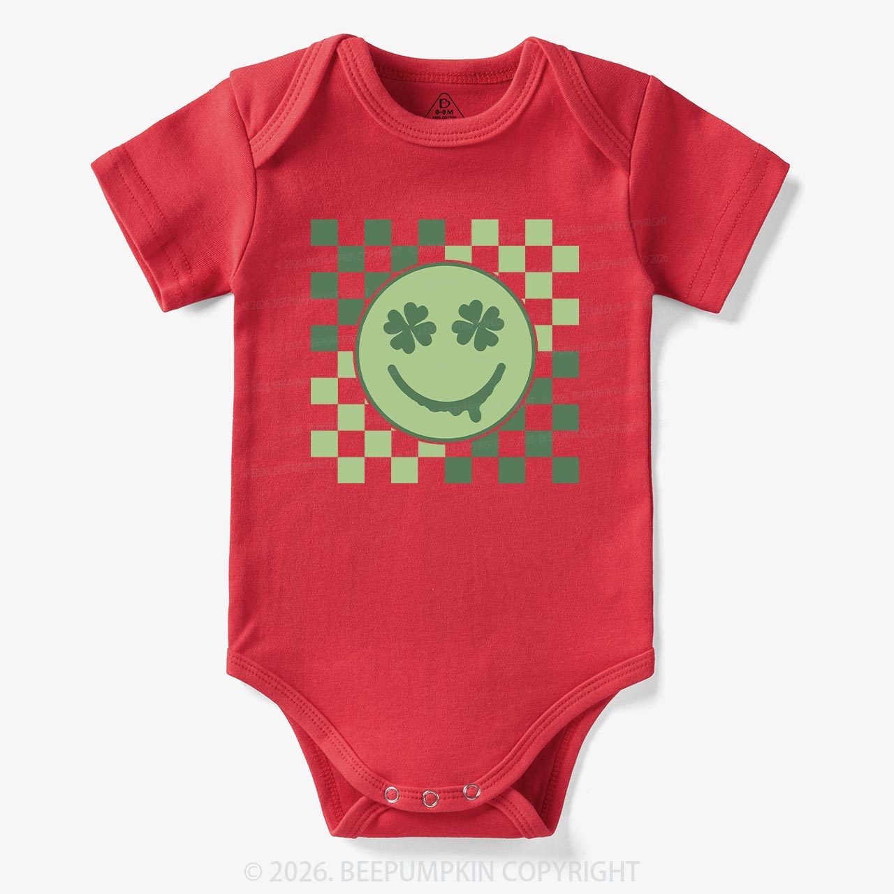 Retro Clover St.Patricks Day Bodysuit