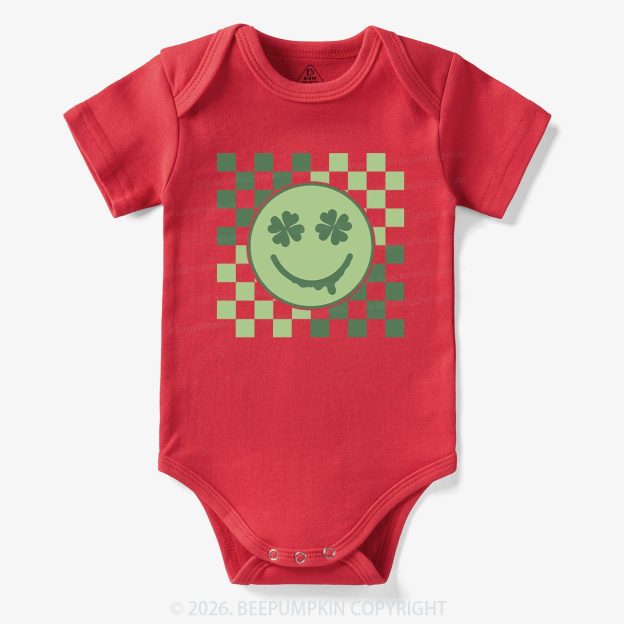 Retro Clover St.Patricks Day Bodysuit