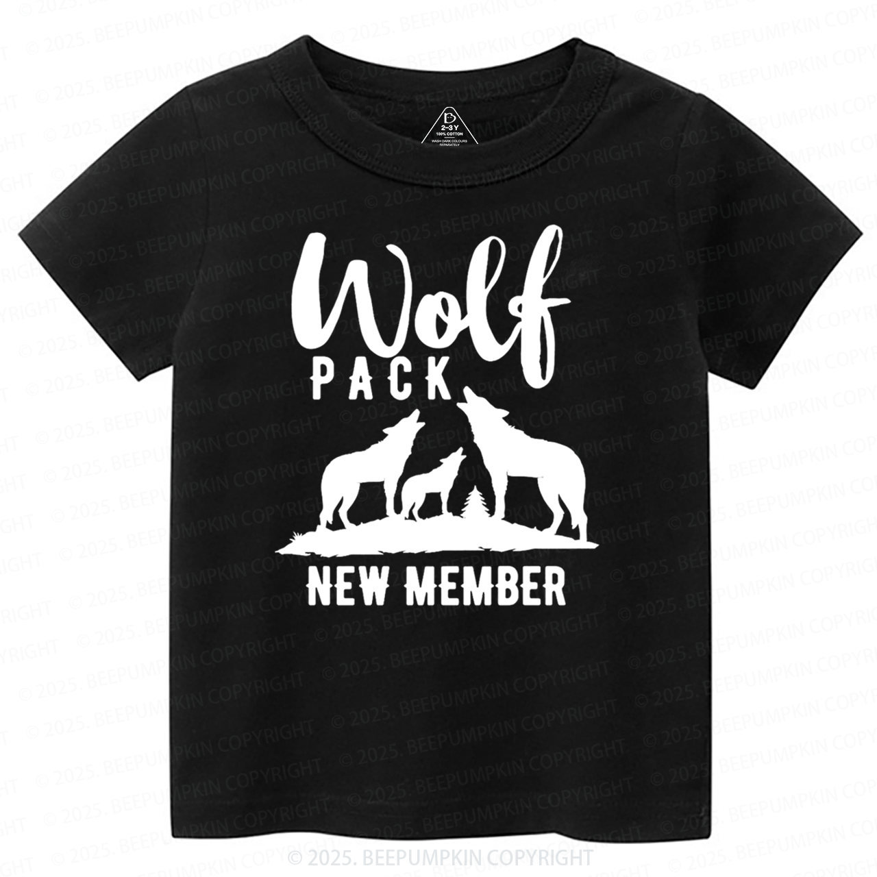 Wolf Pack New Member Toddler&Kid's Tees Beepumpkin