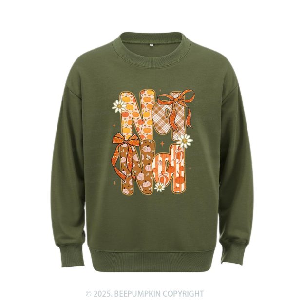 Personalized Glitter Pumpkin Sweatshirt Beepumpkin