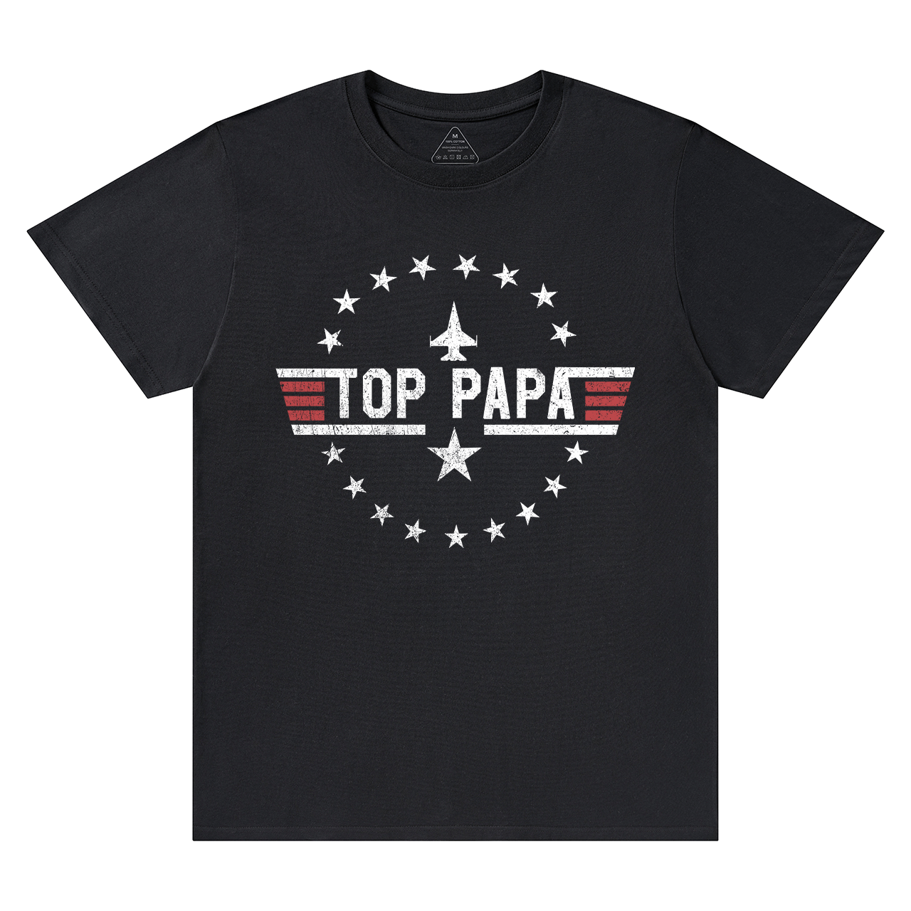Top Papa Dad and me Gift Funny Dad T-shirt