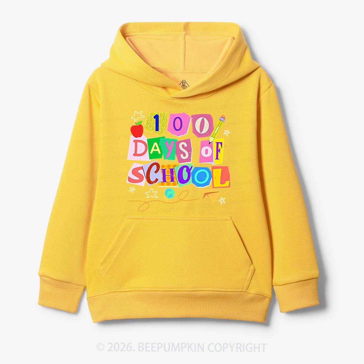 Crafty Classroom 100 Days Edition School Toddler&Kid's Hoodies