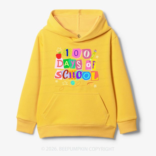 Crafty Classroom 100 Days Edition School Toddler&Kid's Hoodies