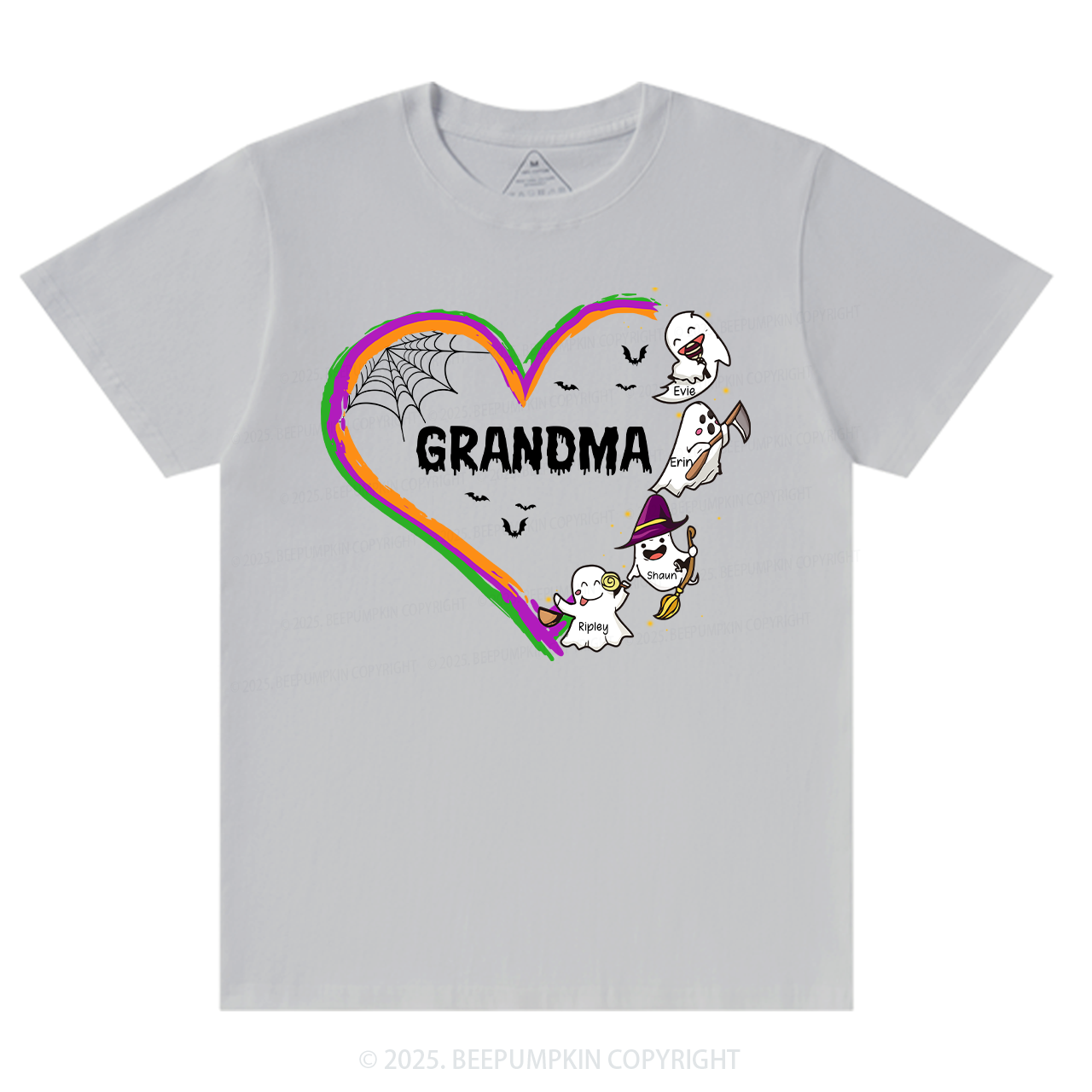 Personalized Halloween Hart Family Matching Grandparents Shirt
