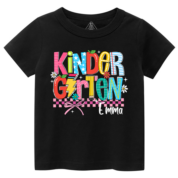 Personalized Retro Coquette Back To School Bundle Toddler&Kid's Tees Beepumpkin 