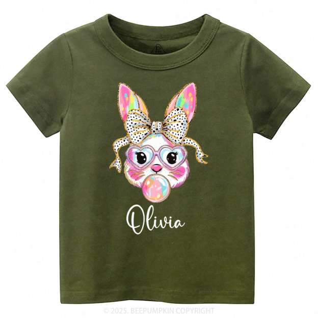 Personalized Easter Bunny Toddler&Kid's Tees Beepumpkin