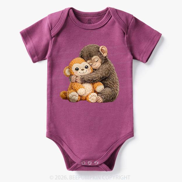 Dear Punch Monkey Lovely Baby Bodysuit