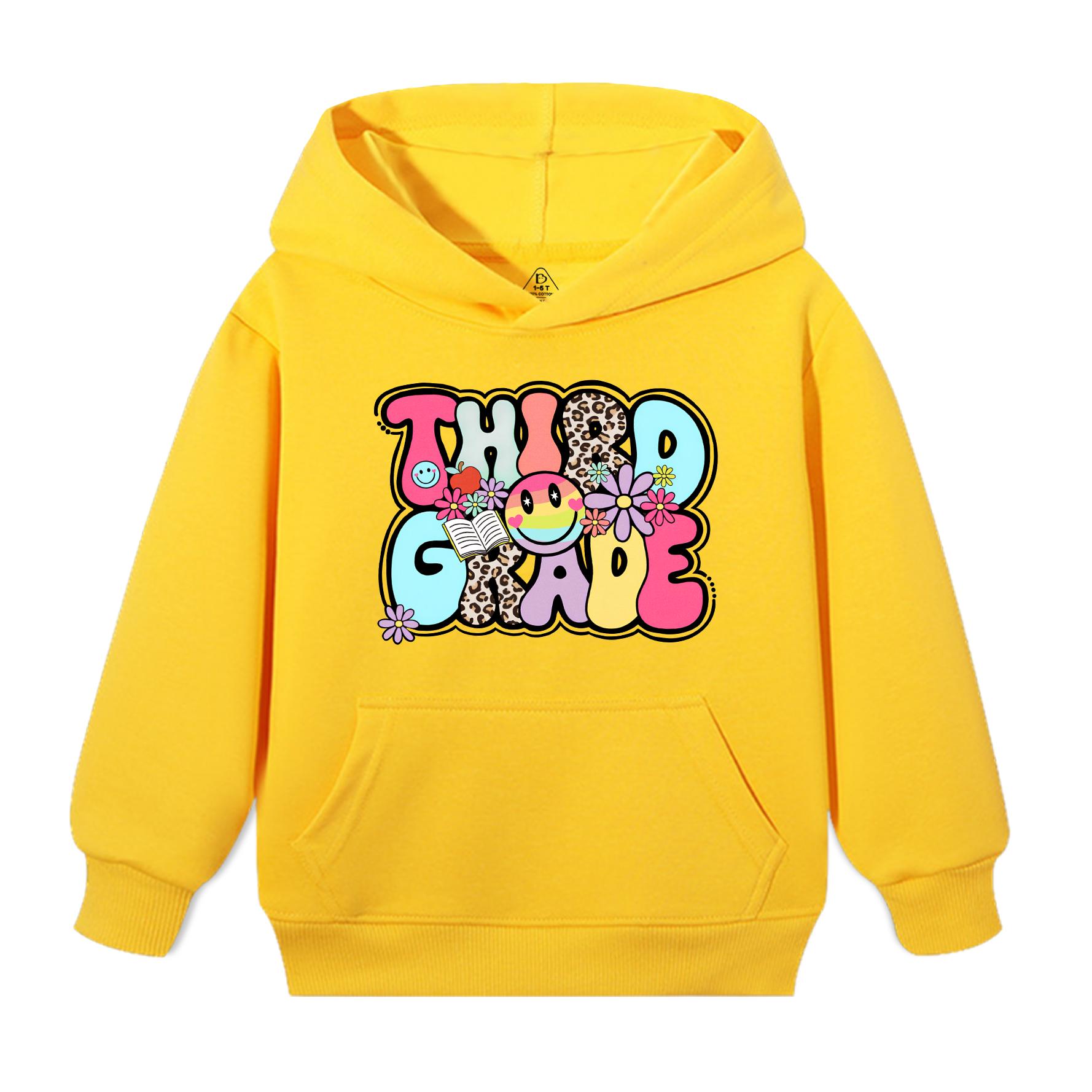 Personalized First/Second/Third Grade Kid's Hoodies Beepumpkin