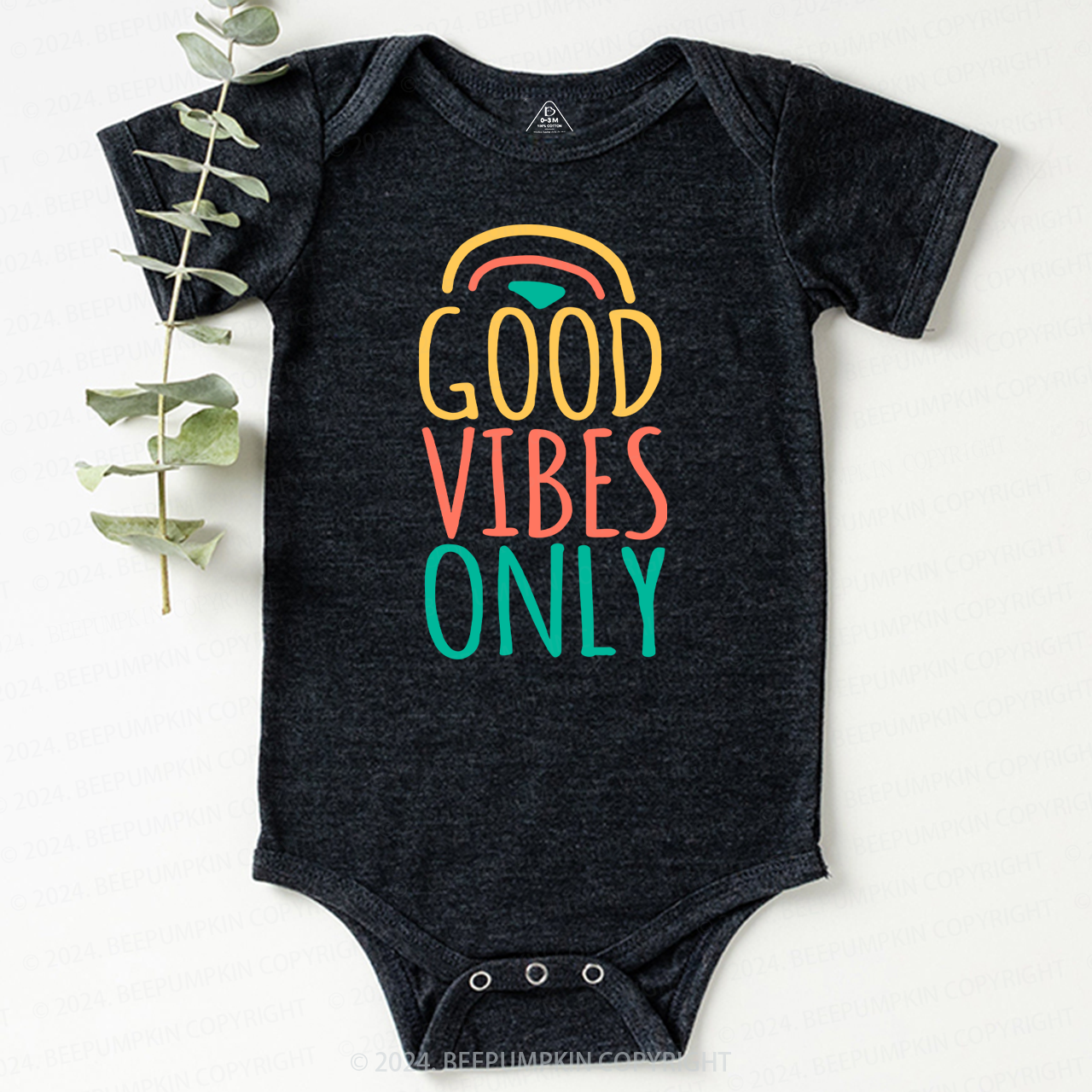 Good Vibes Only Baby Bodysuit 7