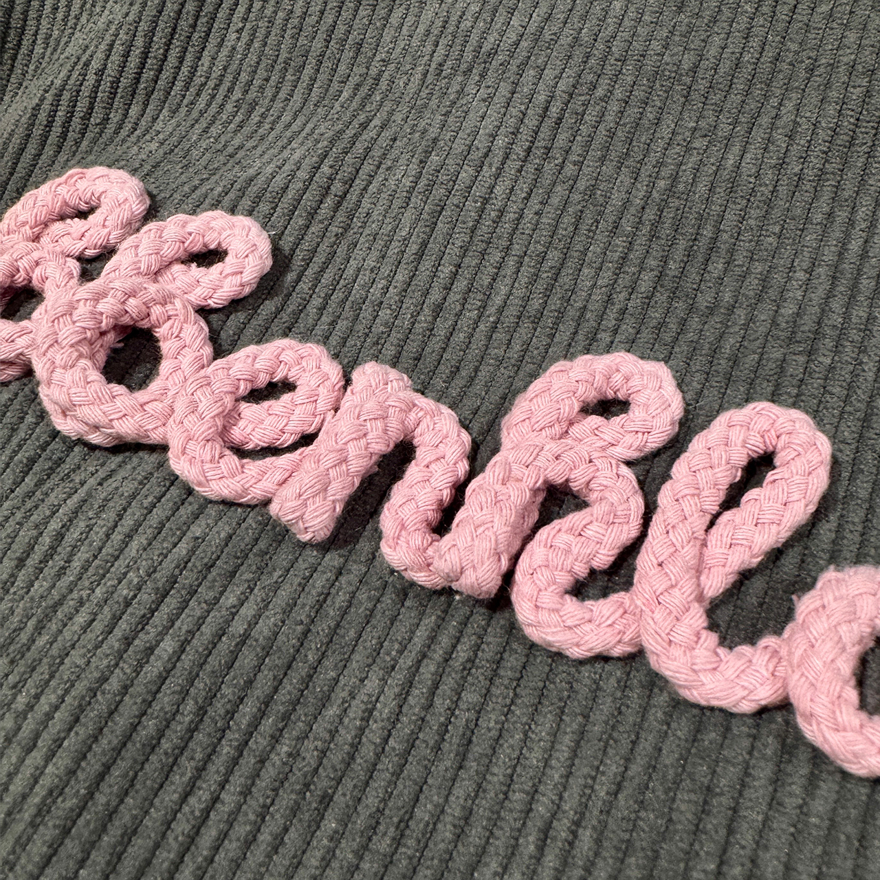 Personalized Yarn Embroidered Name Baby Bubble Romper