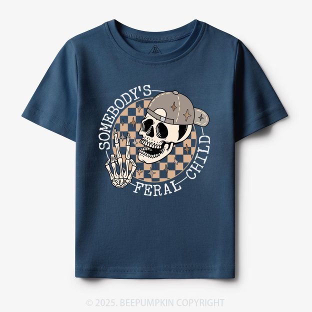 Somebody's Feral Child Toddler&Kid's Tees Beepumpkin 7