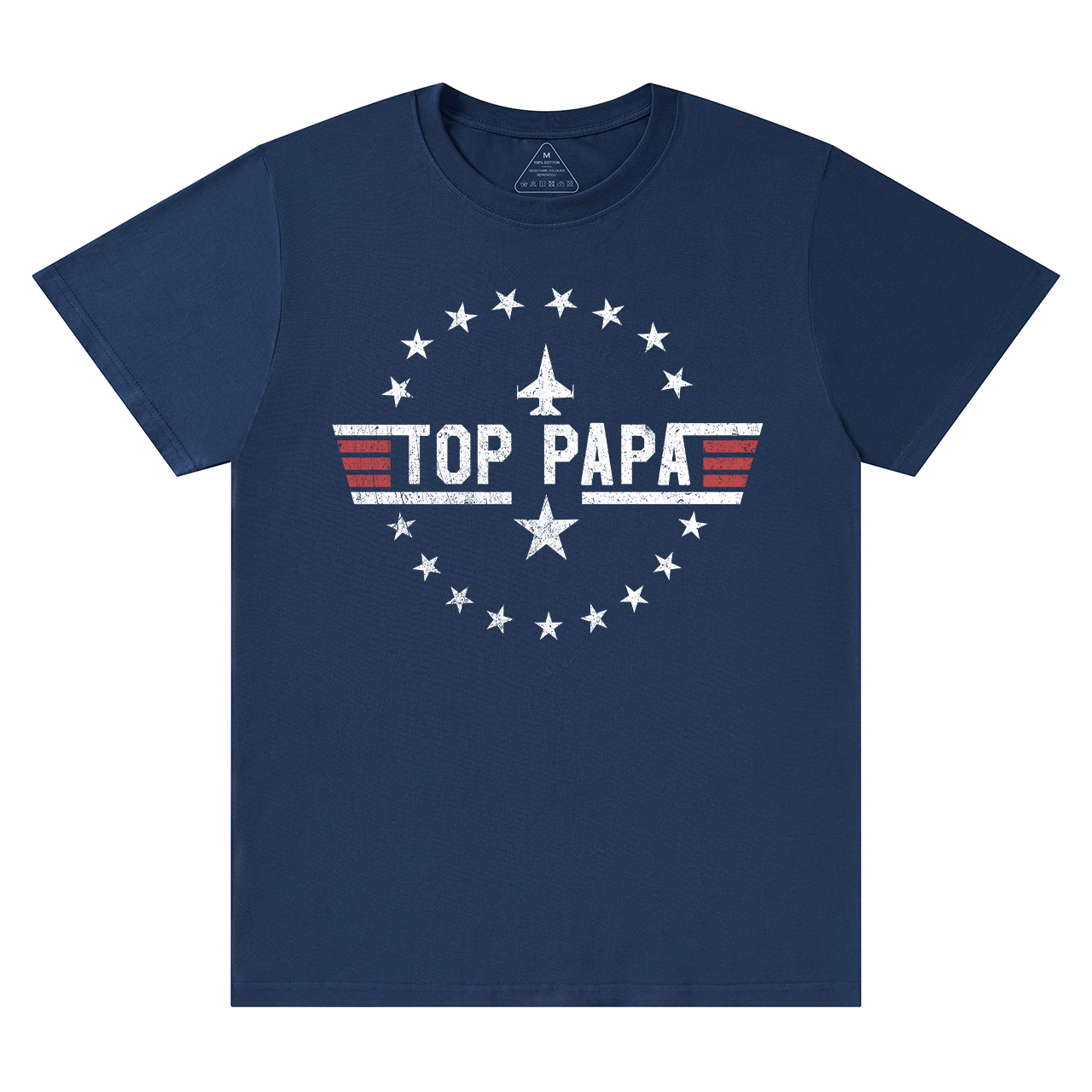 Top Papa Dad and me Gift Funny Dad T-shirt