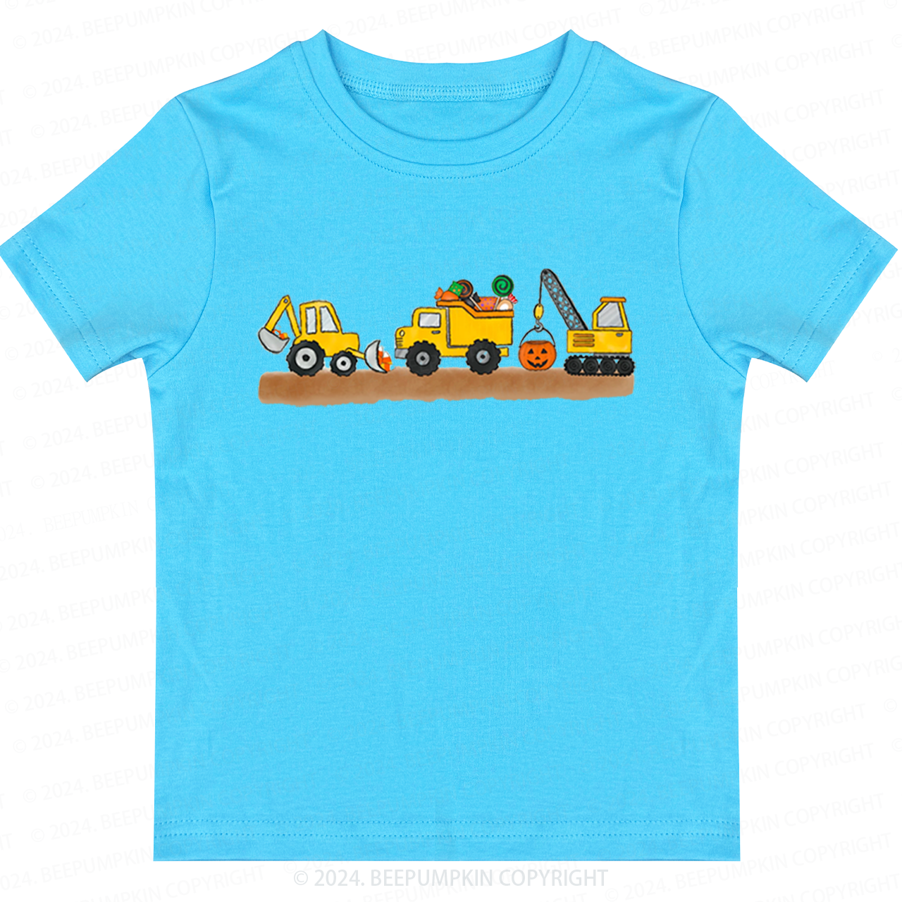 Halloween Construction Toddler&Kids Tees 