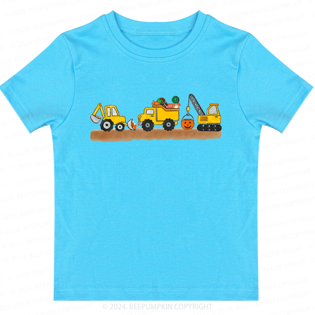 Halloween Construction Toddler&Kids Tees 