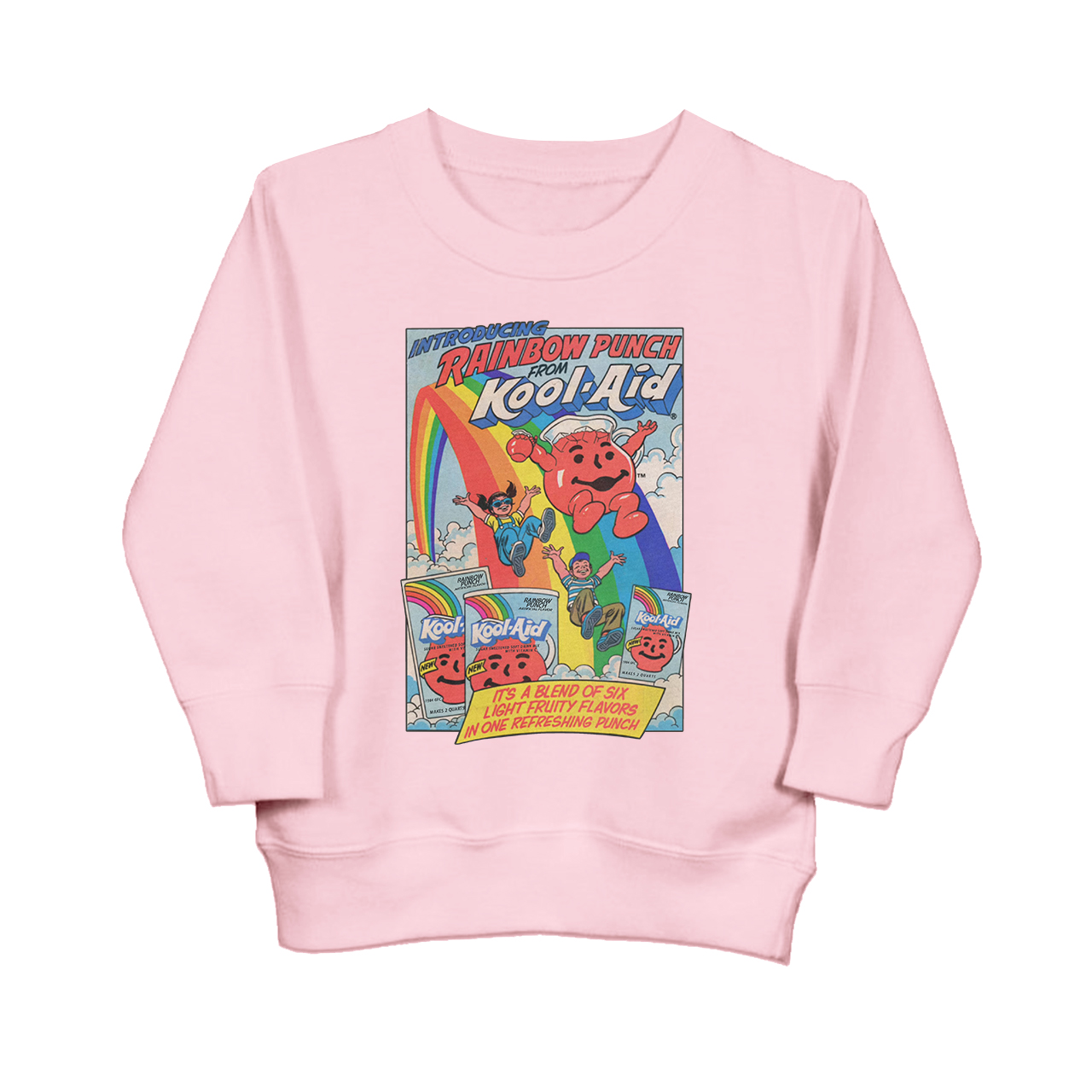 Rainbow Punch Cool-Aid Vintage Toddler Sweatshirt