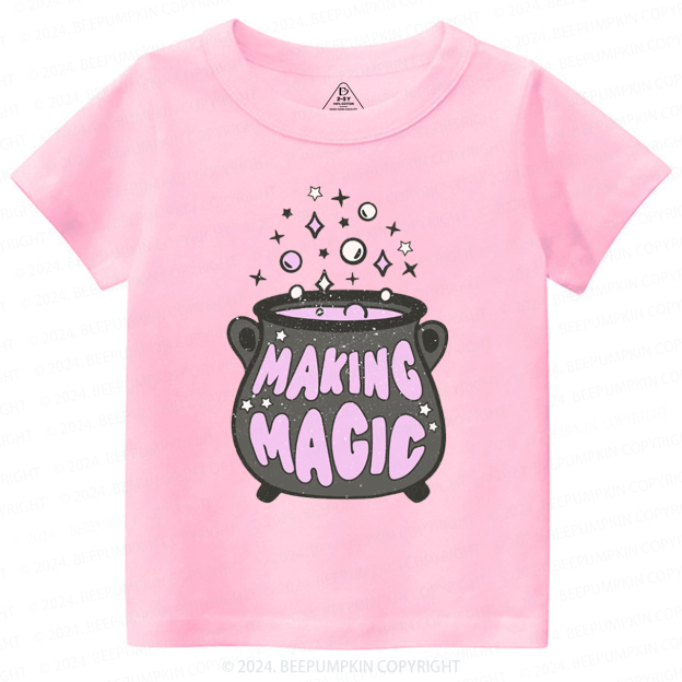 Making Magic Witch Halloween Toddler&Kids Tees 