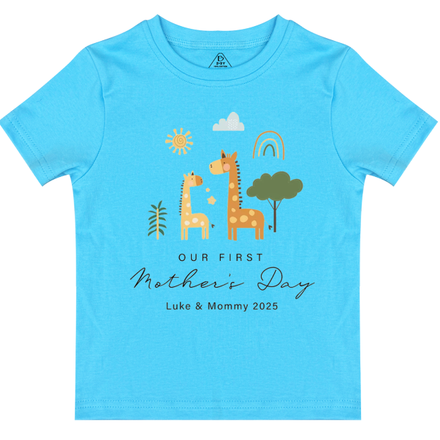 Personalized First Mother's Day Toddler&Kid's Tees Beepumpkin