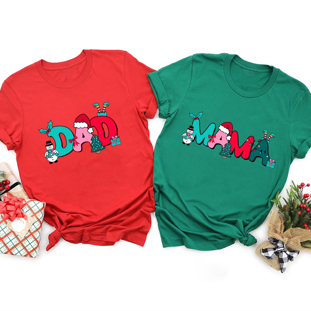 Funny Snowman Christmas Family Matching Shirt