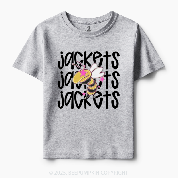 School Mascot Yellow Jackets Toddler&Kid's Tees Beepumpkin