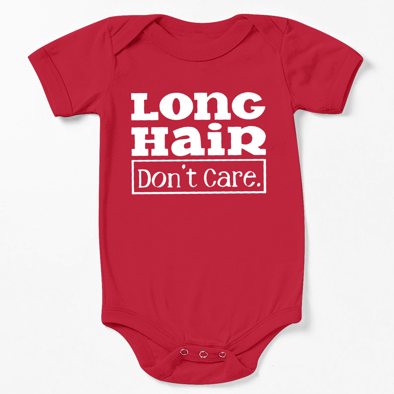 Long Hair Don't Care Bodysuit For Baby