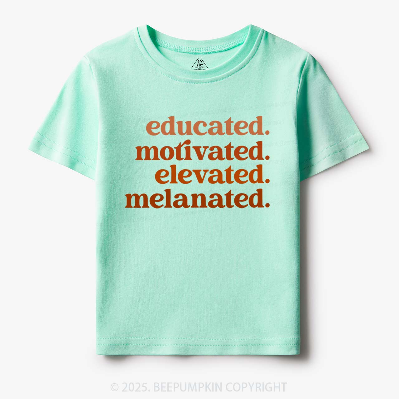 Educated Motivated Melanated Toddler&Kid's Tees Beepumpkin