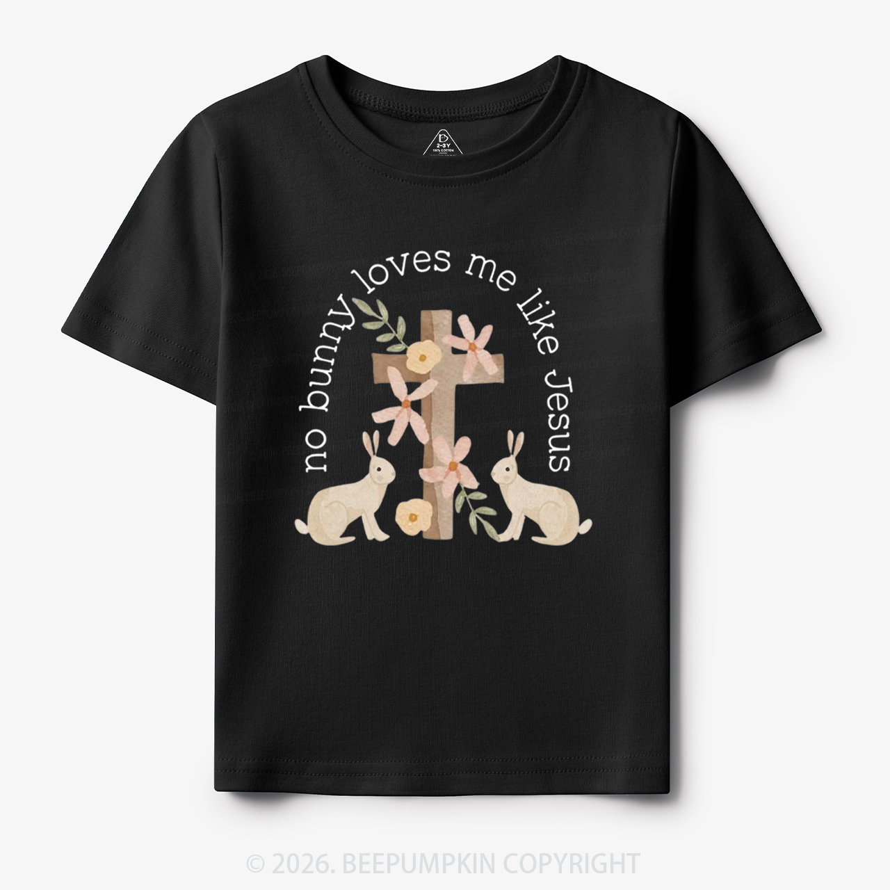 No Bunny Loves Me Like Jesus Toddler&Kid's Tees