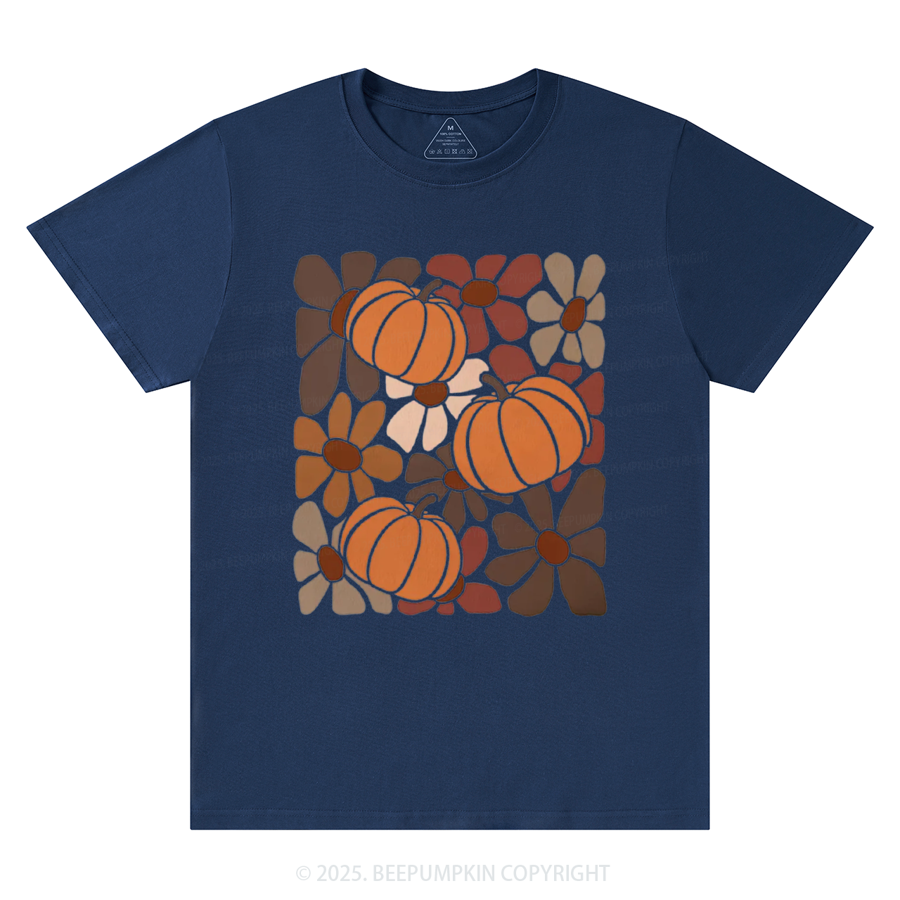 Boho Floral Fall T-Shirts Beepumpkin 