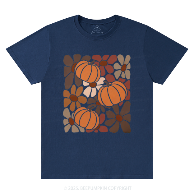 Boho Floral Fall T-Shirts Beepumpkin 