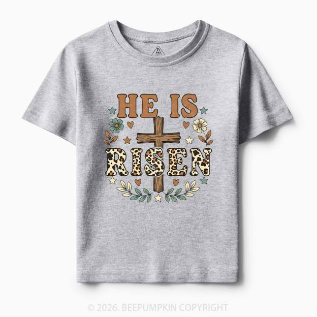 Wild Faith Leopard Cross Toddler&Kids Tees