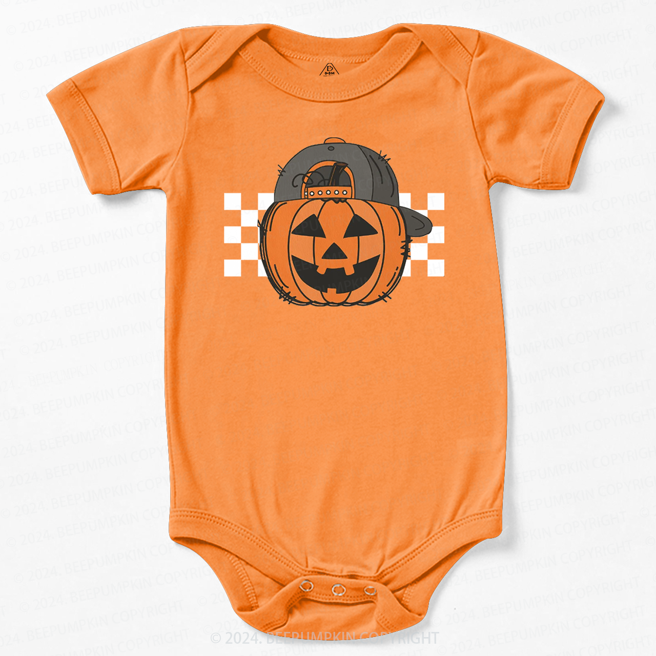 Pumpkin Dude Halloween Baby Bodysuits 
