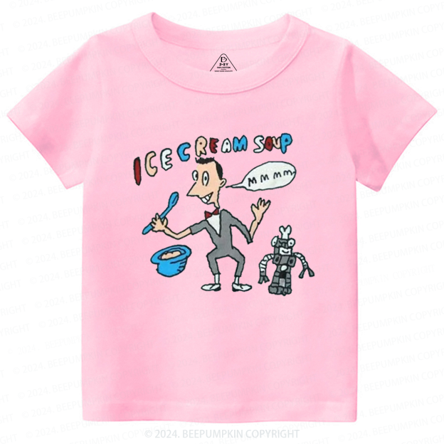 Cute Herman Robot Toddler&Kids Tees 8