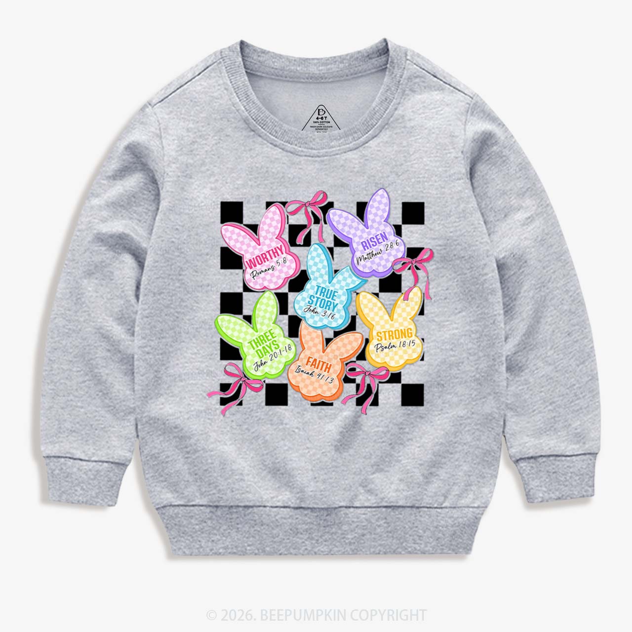 Christian Bunny A Lot Can Happen In Three Days Kid's Sweatshirt