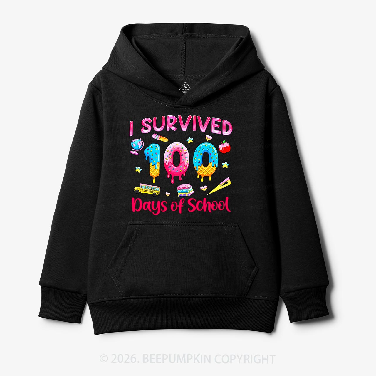 Sweet Survivor 100 Days Of School Toddler&Kid's Hoodies