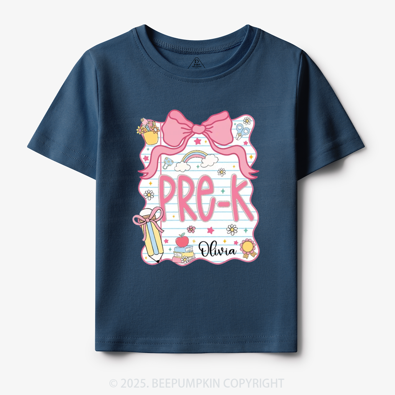 Personalized Sweet School Journey Toddler&Kid's Tees Beepumpkin