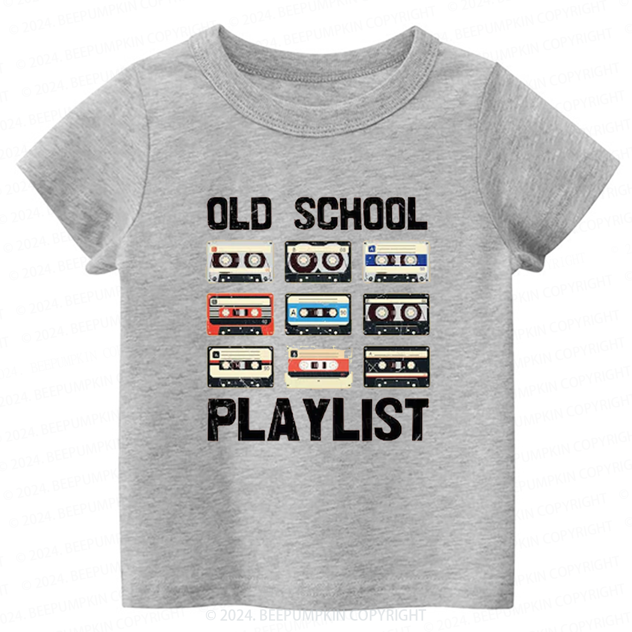 Old School Playlist Toddler&Kids Tees 8