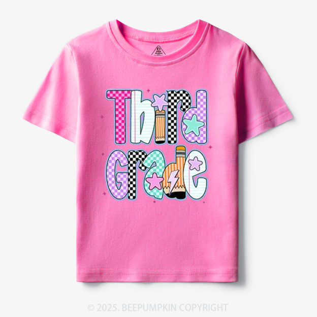 Personalized Personalized Purple Aura Grade Toddler&Kid's Tees Beepumpkin