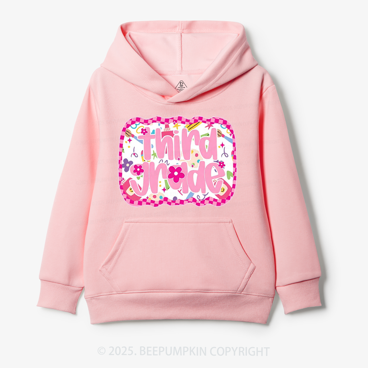 Personalized Pink School Magic Kid's Hoodies Beepumpkin