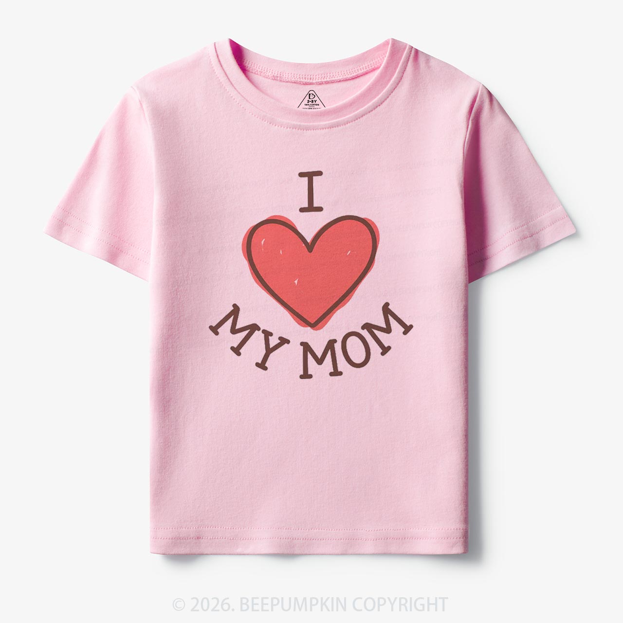 I Love My Mom Lovely Toddler&Kid's Tees